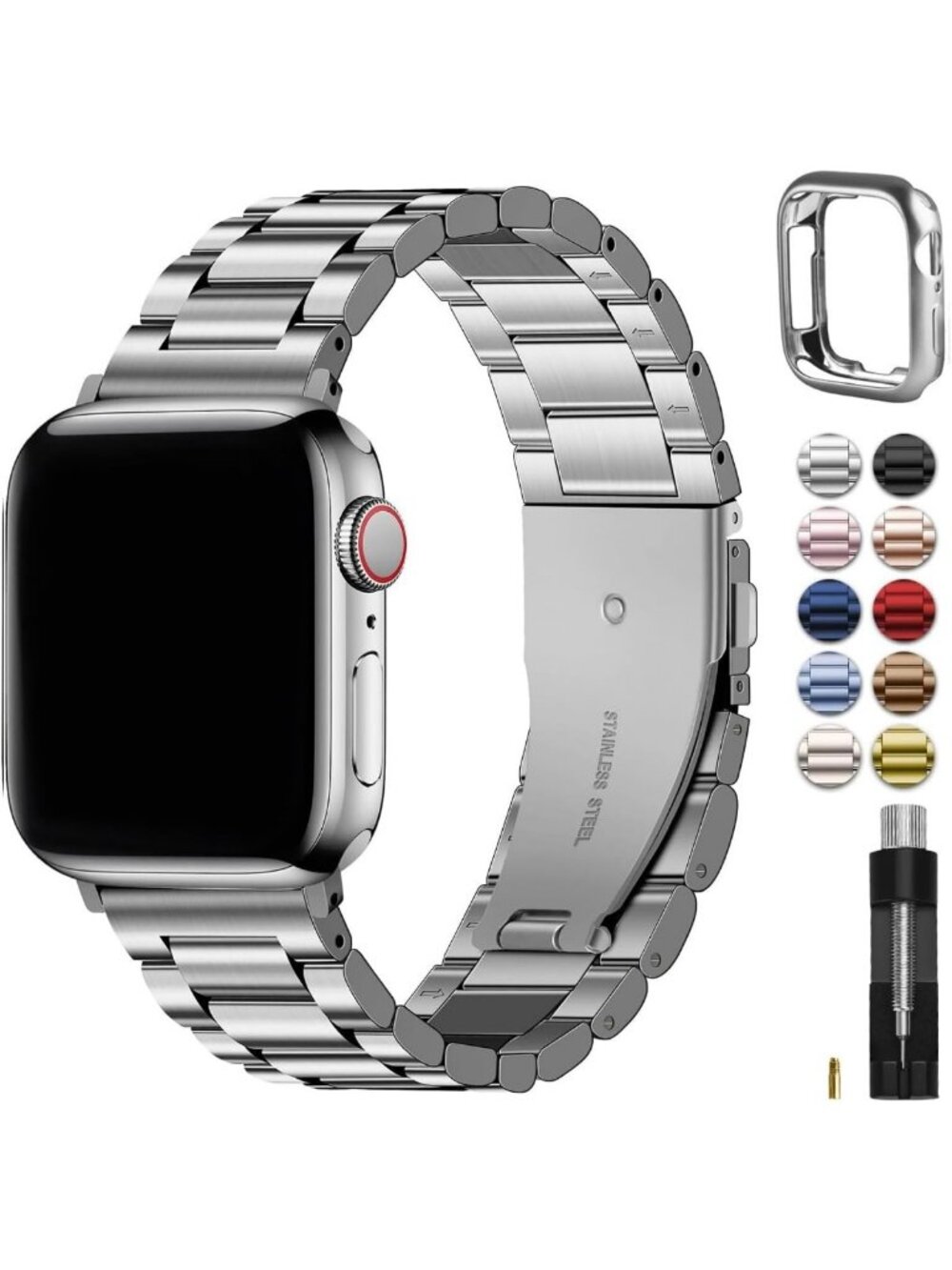 Stylish Apple Watch Band Compatible with Series 1-11, Ultra & SE - Adjustable